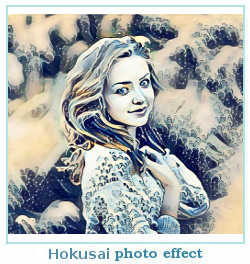 Prisma Fotoeffekt hokusai