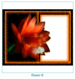 flower year year Photo frame 8